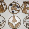 Christmas tree Decoration Baubles set of 6 - Image 3