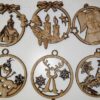 Christmas tree Decoration Baubles set of 6 - Image 2