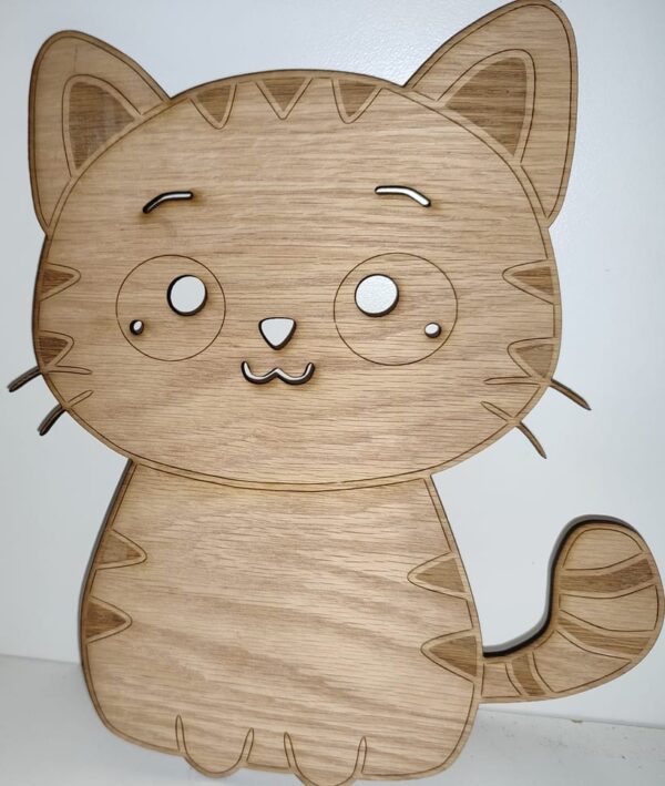 wooden cat nursery decor