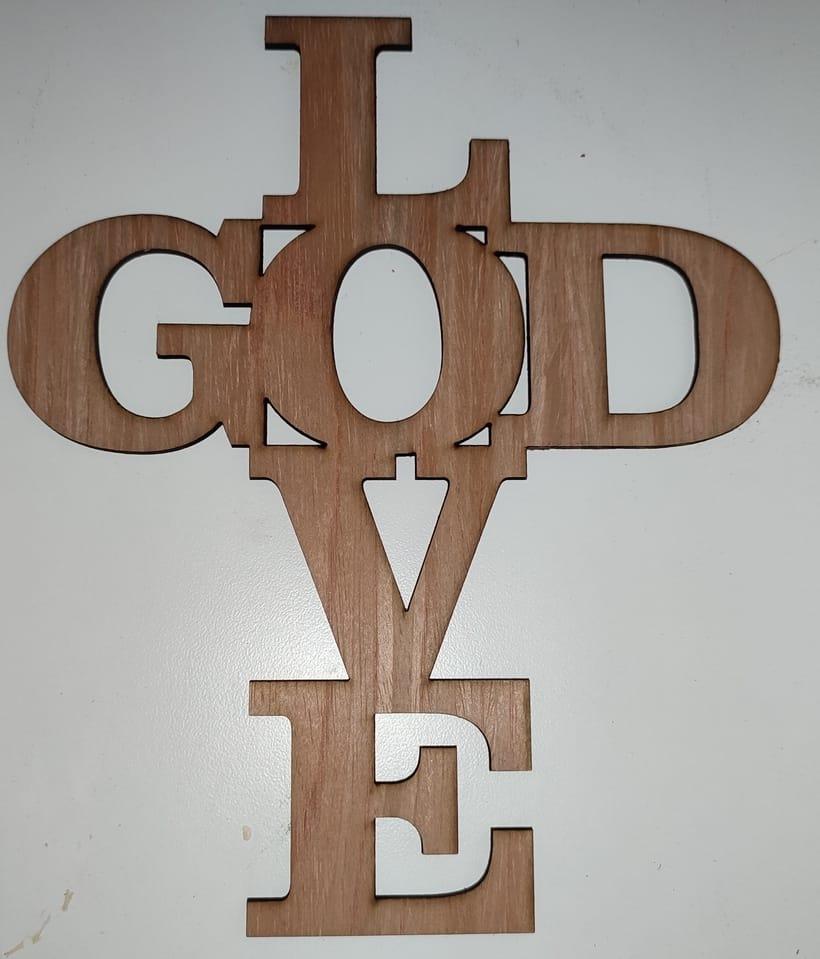 20 Common Decorating Problems — And How We Solve Them with Laser Cut Decor 22 wooden God love sign