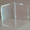 Perspex Plexiglas transparent box with flip lid - Image 2