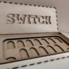 Wooden Nintendo Switch Game Console Storage Box with Pockets for Game Cartridges - Image 2