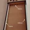 Wooden Love heart Chocolate gift box with drawer - Image 2