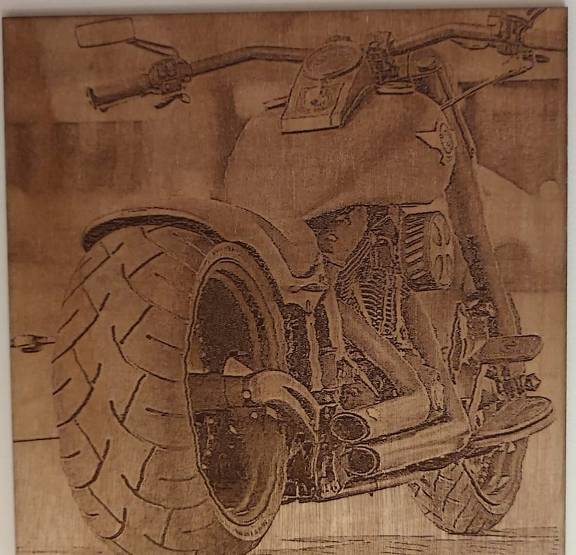 motorbike engraving,Laser cut wooden wedding sign, Custom engraved birthday gift Garden Route