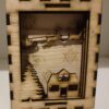 Wooden Merry Christmas box with lid - Image 2